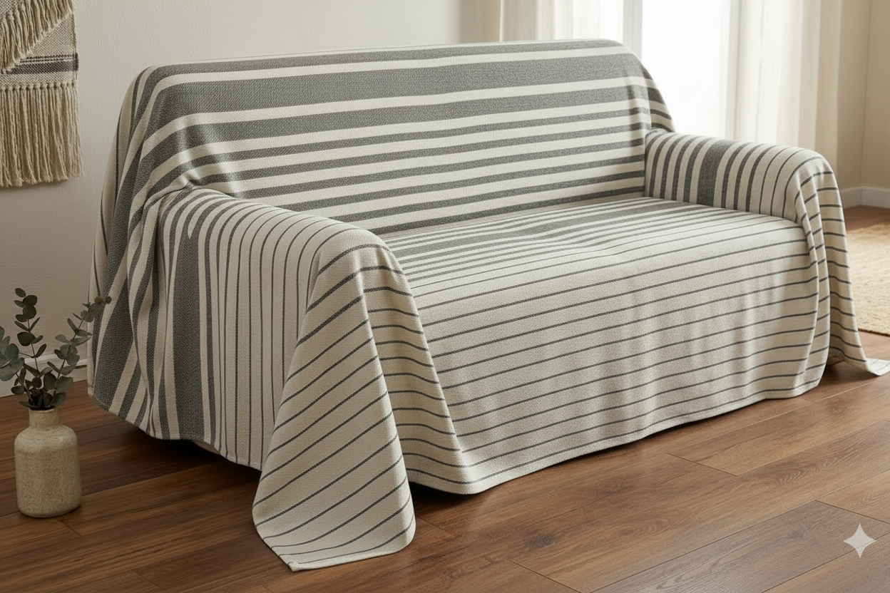 Grand foulard Maison 240 x 250cm