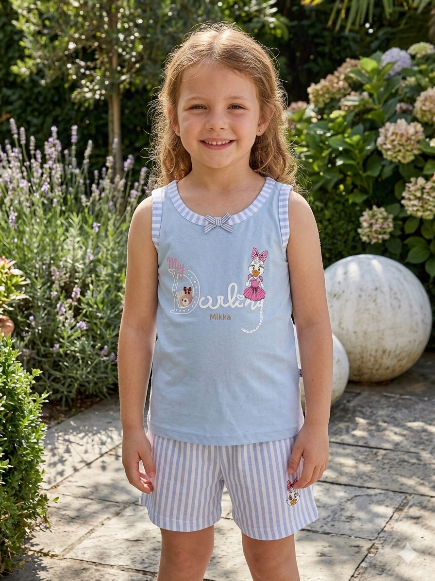 Pigiama bimba spalla larga 533