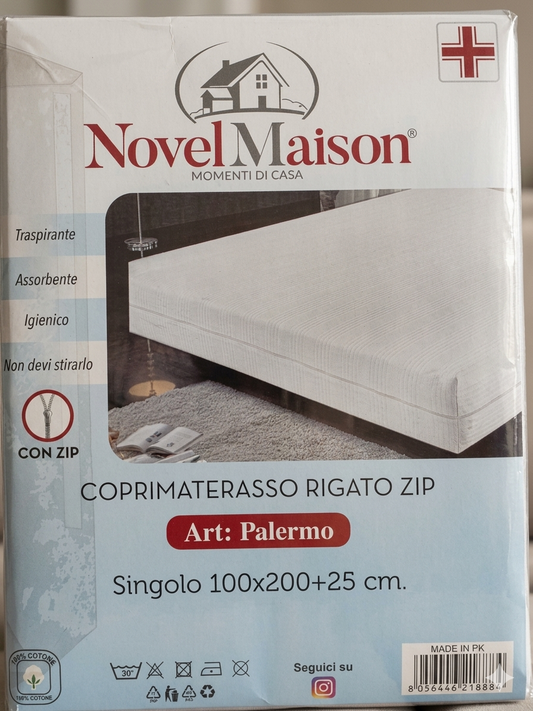 Coprimaterasso NovelMaison con zip