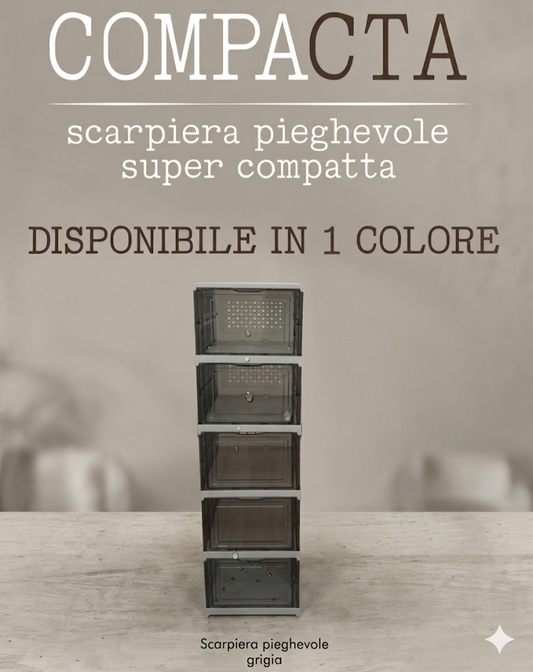 Scarpiera 5 livelli "Bronzo o Grigia"