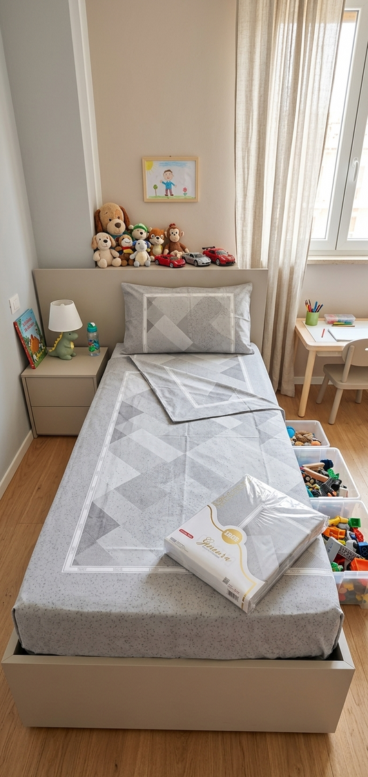 Completo lenzuola letto singolo Irge