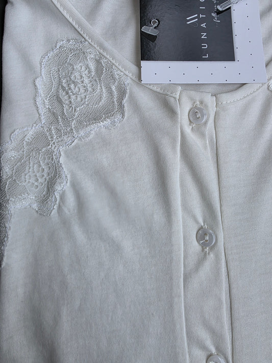 Camicia da notte clinica in 100% cotone. Art-51106