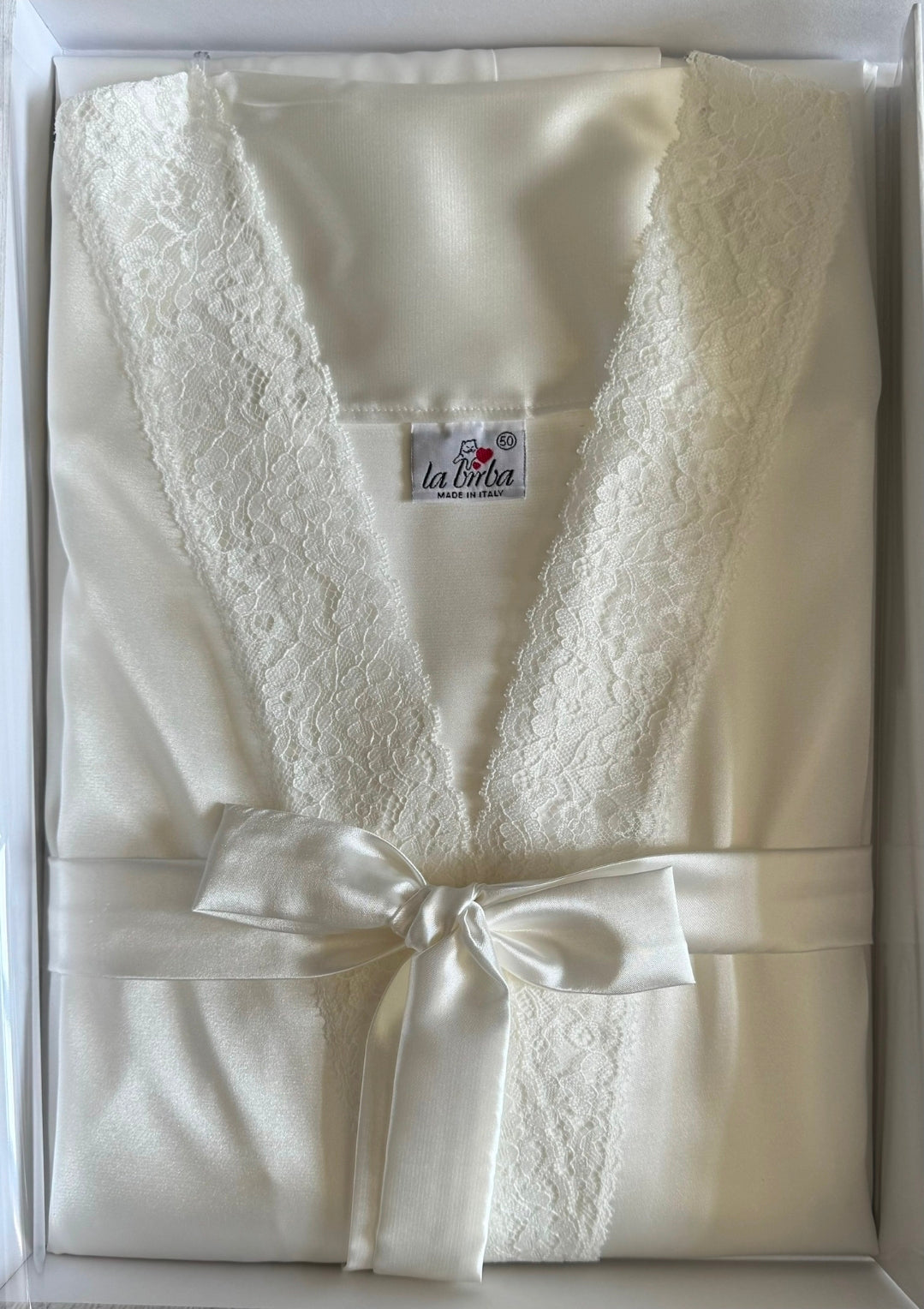 Parure sposa kimono e abitino in seta e pizzo "La Birba"