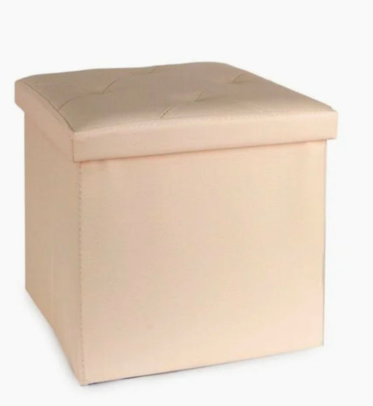 Pouf contenitore,effetto velluto.