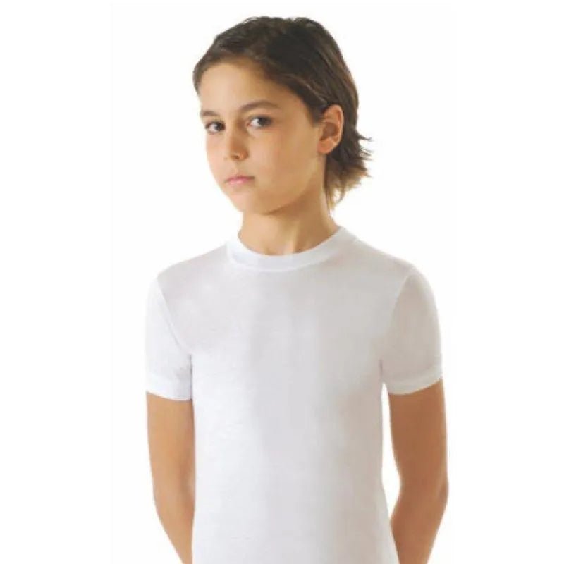 Kikkaeciccio 909 maglia mezza manica cotone bimbo