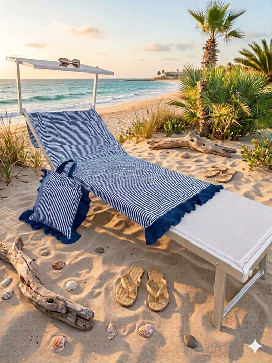 Borsa in cotone con telo mare.