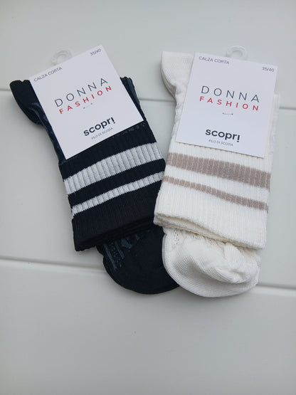 Scopri VOGUE donna set 2 paia calzini assortiti