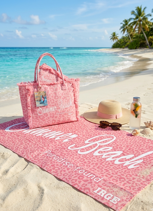 Borsa Mare, pochette e telo marein microfibra.