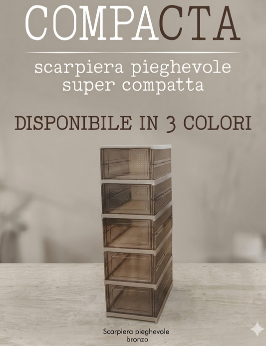 Scarpiera 5 livelli "Bronzo o Grigia"