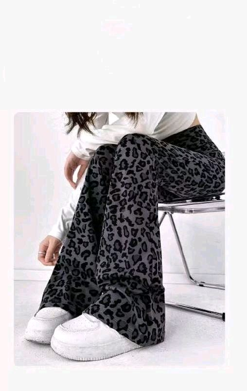 Leggins animalier elasticizzato 7901