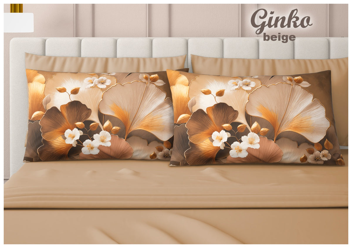 Completo letto digitale con 4 federe  "Ginko"