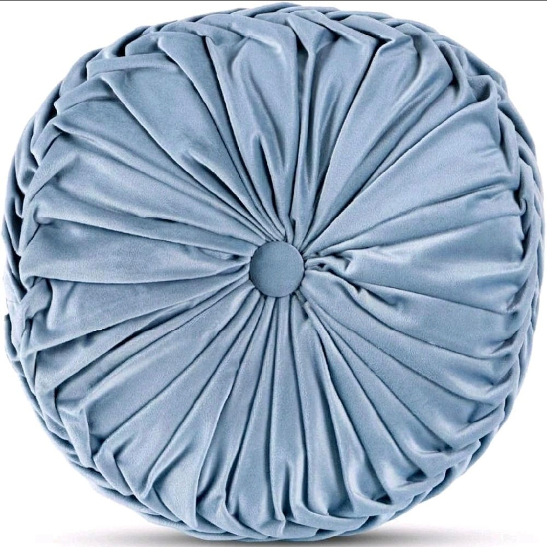 Cuscino decoro diamentro 35 cm effetti velluto