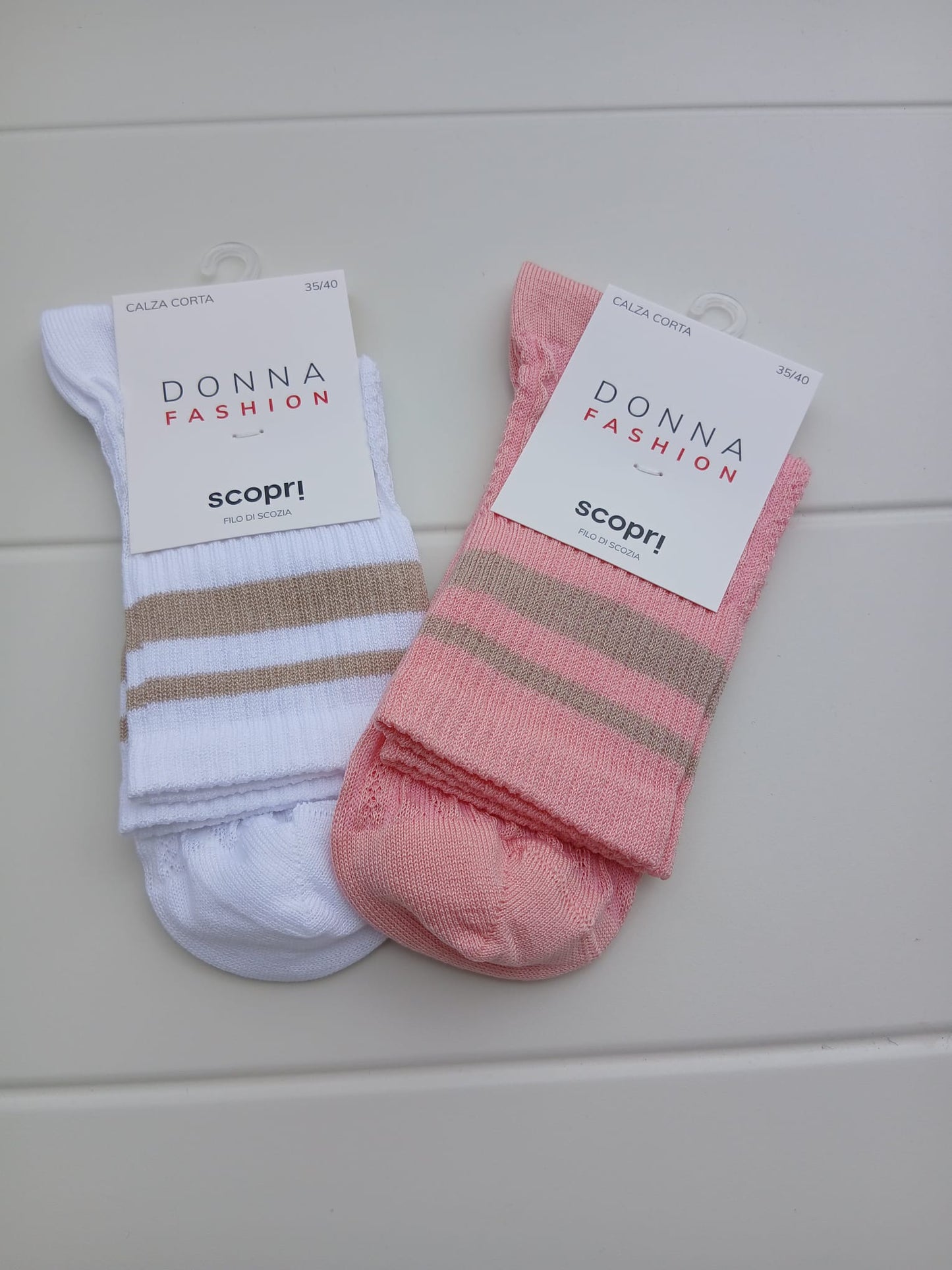 Scopri VOGUE donna set 2 paia calzini assortiti