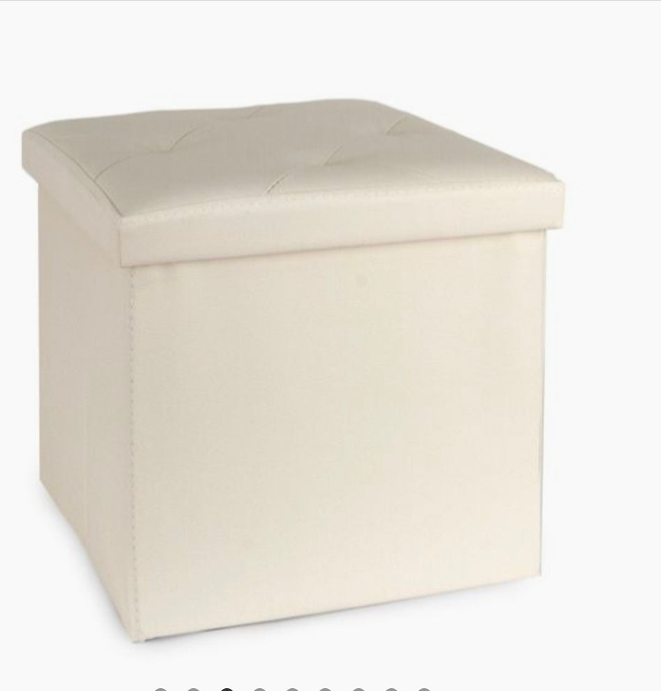 Pouf contenitore,effetto velluto.