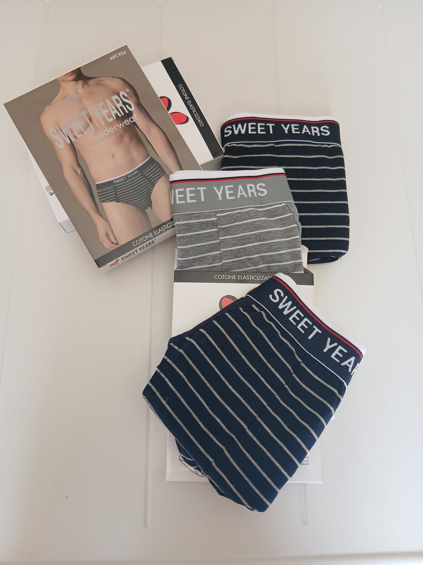 Sweet years 926 set 3 slip rigati