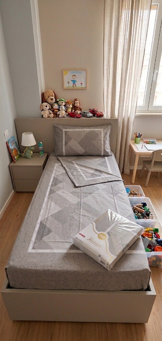 Completo lenzuola letto singolo Irge