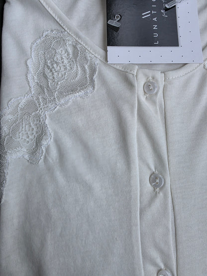 Camicia da notte clinica in 100% cotone.    Art-51106