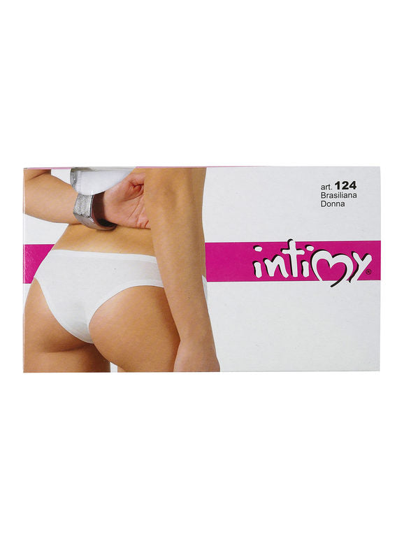 Intimy art 124  brasiliana cotone  elastico vita bassa