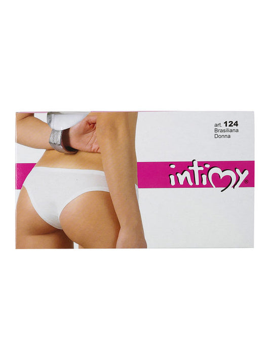 Intimy art 124  brasiliana cotone  elastico vita bassa