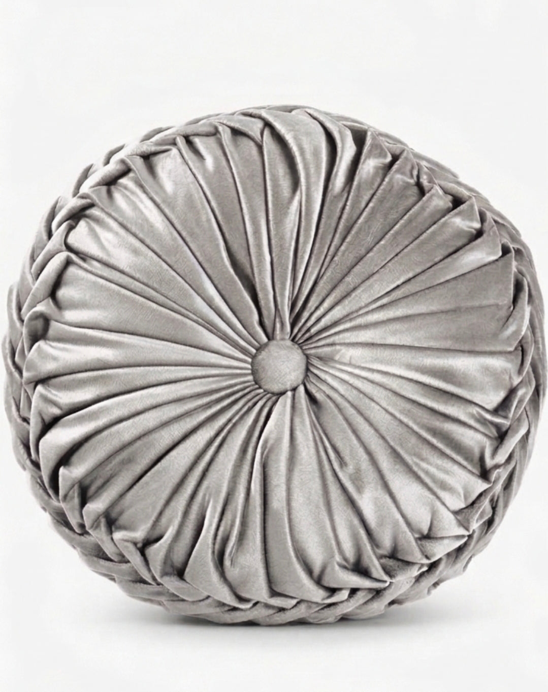 Cuscino decoro diamentro 35 cm effetti velluto