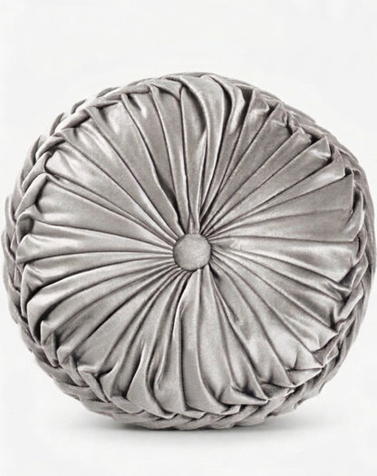 Cuscino decoro diamentro 35 cm effetti velluto