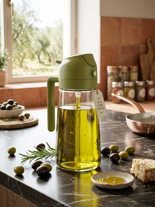 Oliera doppio uso "spray e versa"