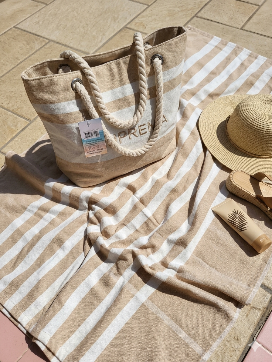 Borsa con telo mare