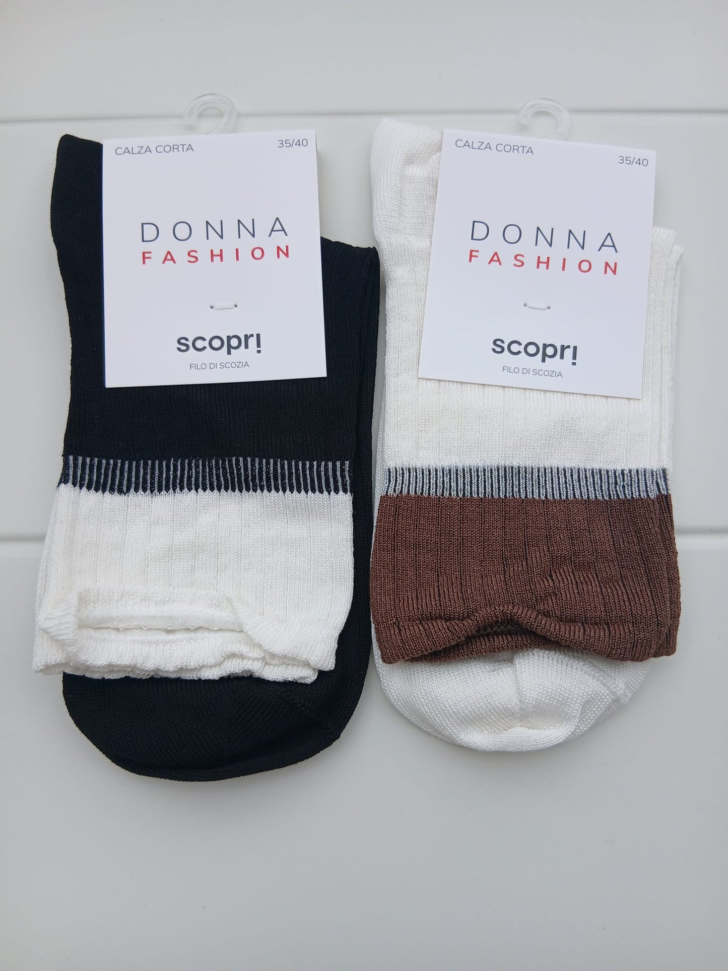 Scopri calzini FASHION donna set 2 paia calzini