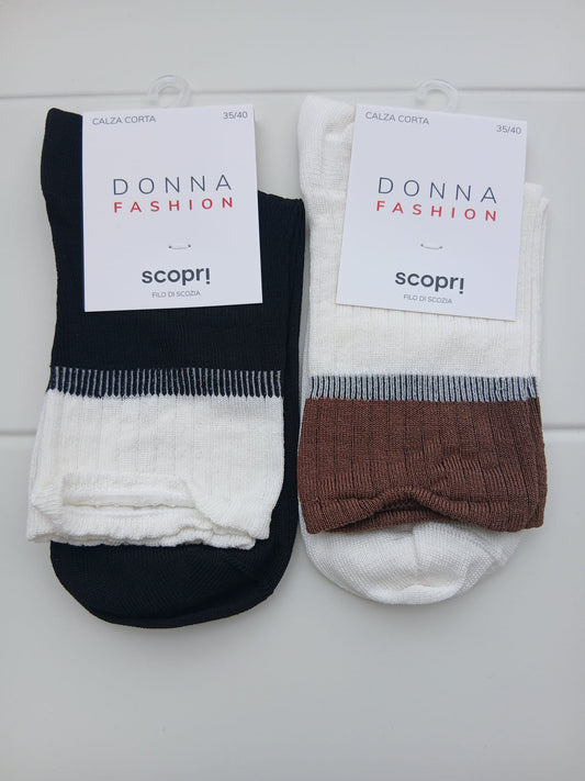 Scopri calzini FASHION donna set 2 paia calzini
