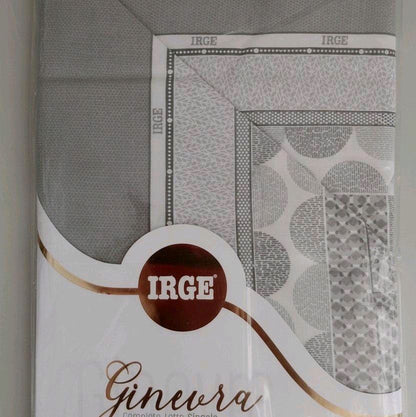 Completo lenzuola singolo Irge cerchi grigi