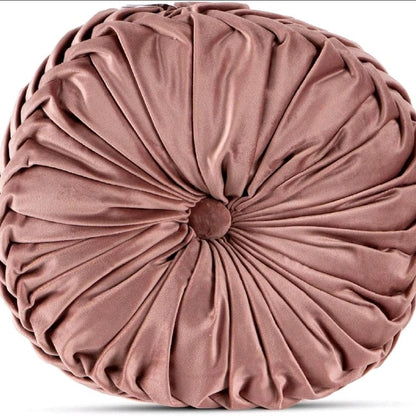 Cuscino decoro diamentro 35 cm effetti velluto