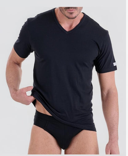 Navigare 512 t-shirt uomo scollo V cotone