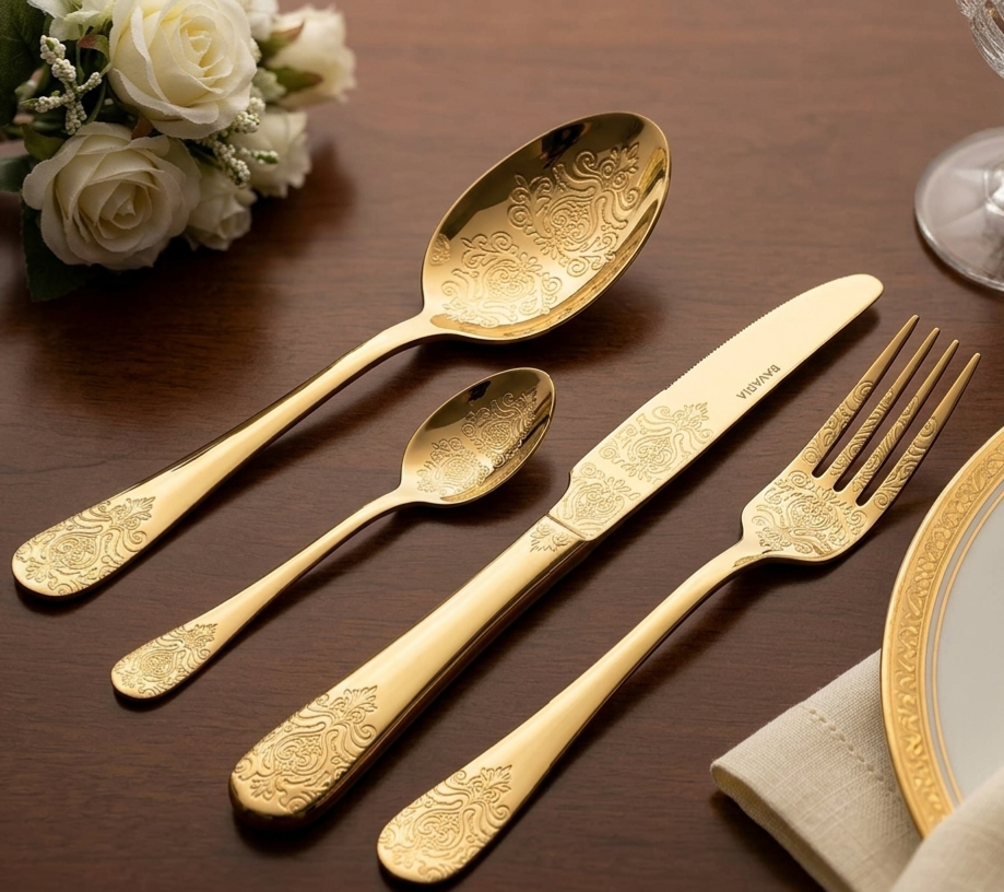 24 posate ornamentate