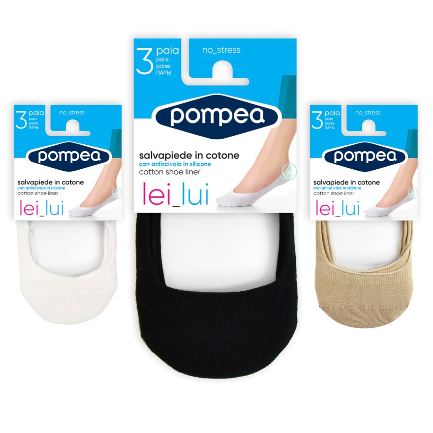 Pompea set 3 salvapiede lei,lui.