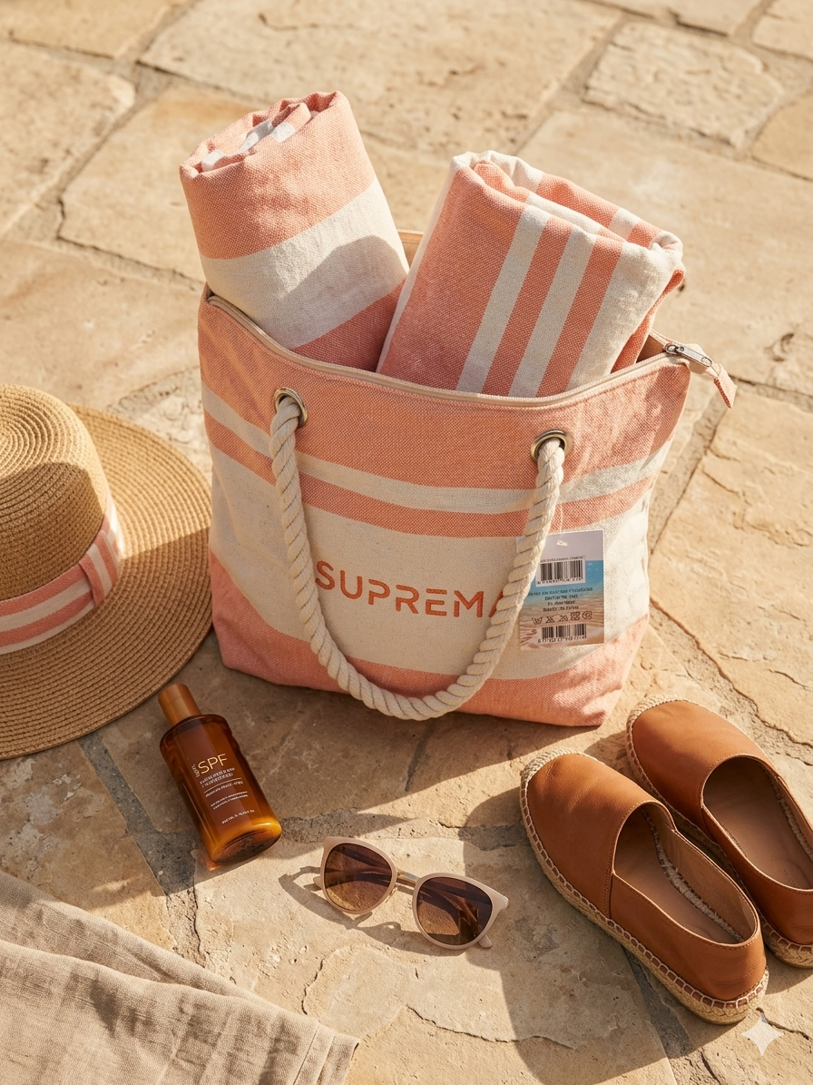 Borsa con telo mare