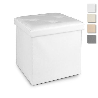 Pouf contenitore,effetto velluto.