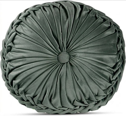 Cuscino decoro diamentro 35 cm effetti velluto