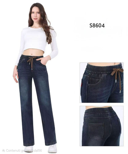 jeans elasticizzato S8604 fino a 6XL