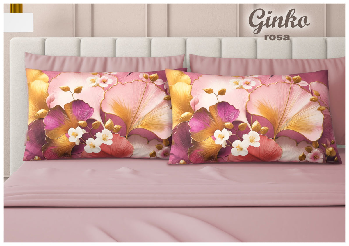 Completo letto digitale con 4 federe  "Ginko"