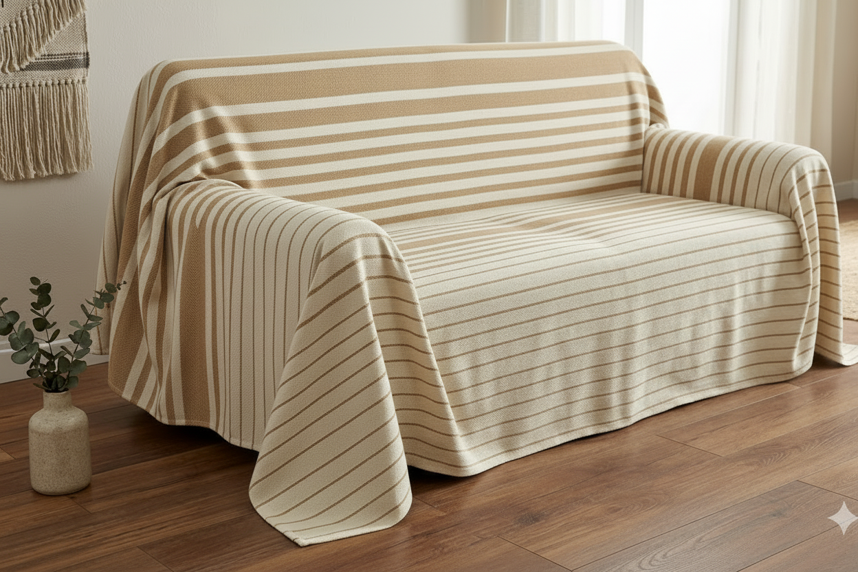 Grand foulard Maison 240 x 250cm