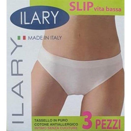 Ilary 618 set 3 slip microfibra vita bassa