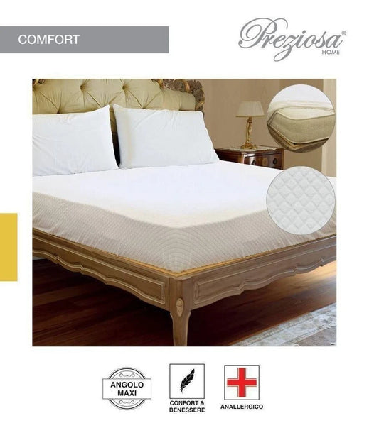 Coprimaterasso stretch spugna Jacquard