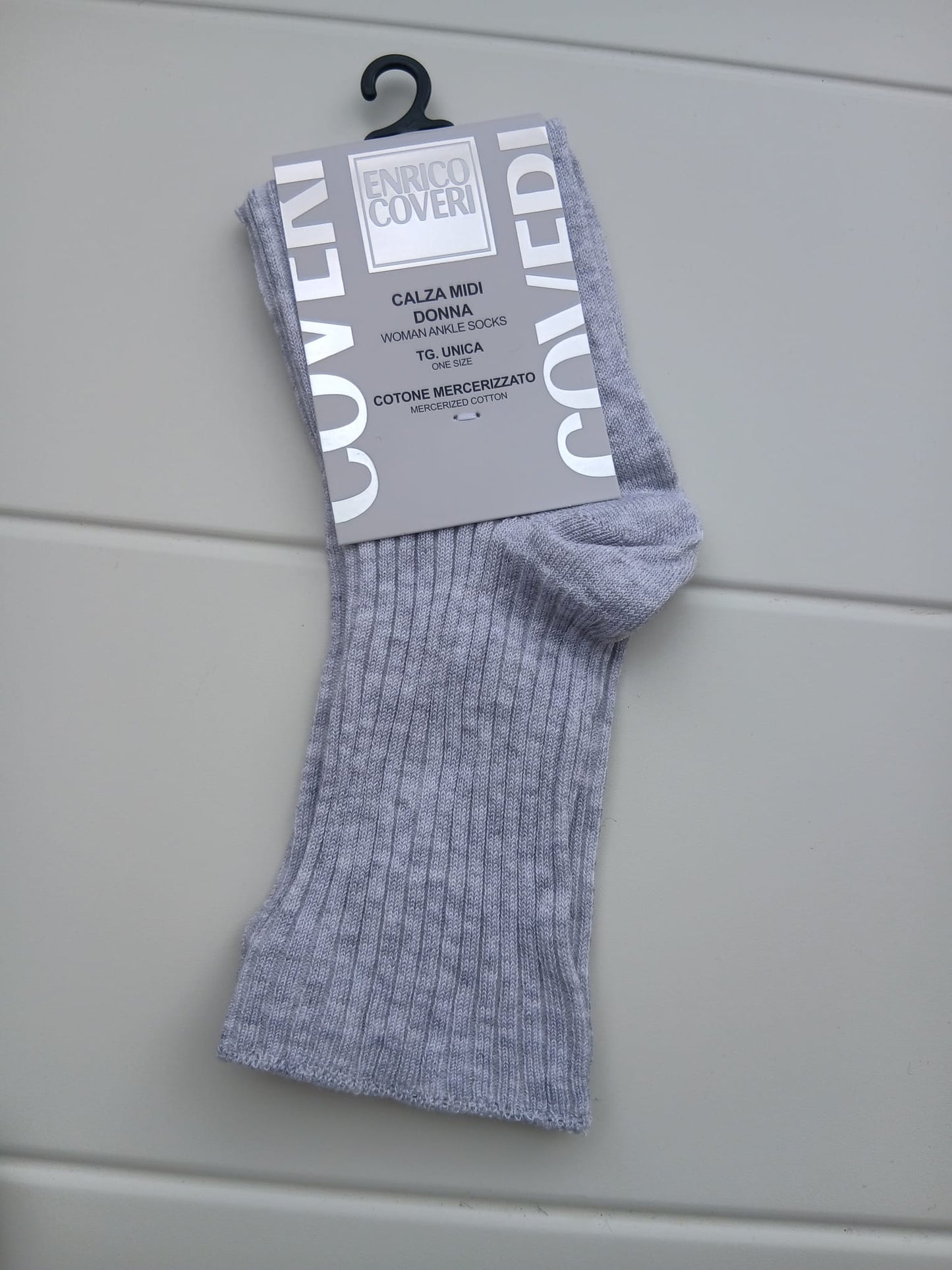 Coveri set 3 paia calzini donna costine elastico sanitario