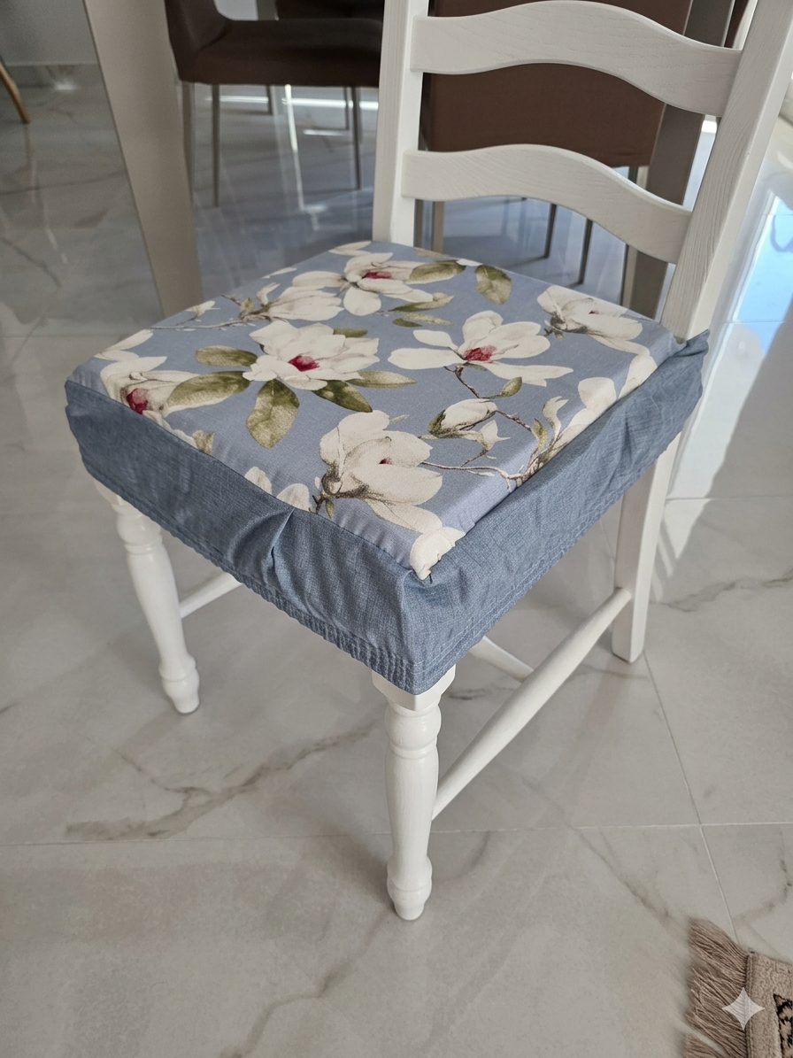 Coppia coprisedia Iris 42x42cm con elastico