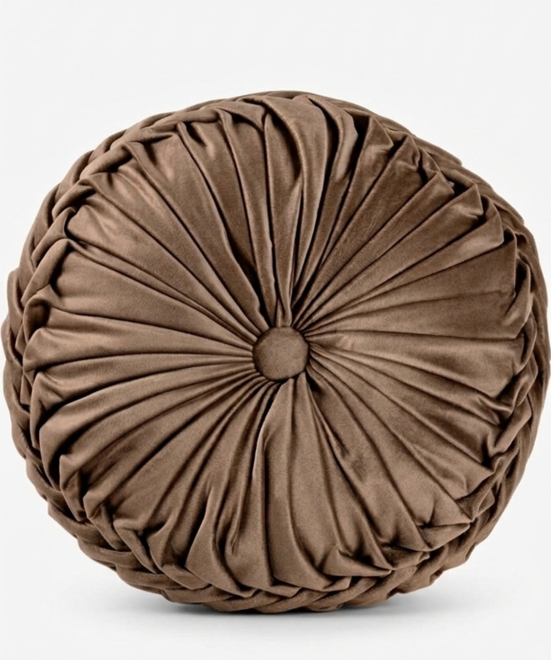 Cuscino decoro diamentro 35 cm effetti velluto